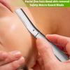 Dermaplaning Tool for Face Exfoliation, with 20 Replaceable Blades (Silver)