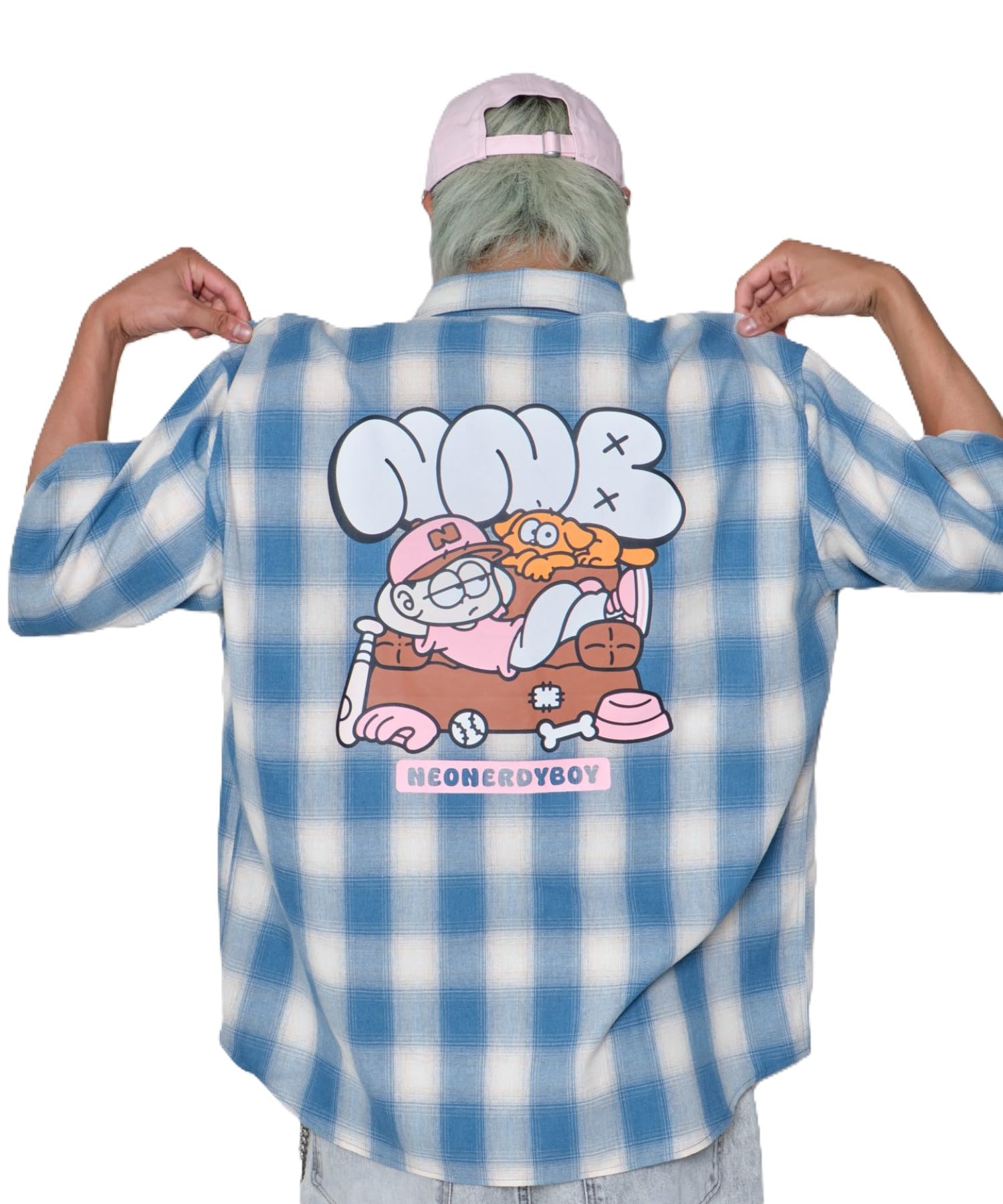 

WEGO Рубашка с коротким рукавом с иллюстрацией Омбре Клетка Размер Синий Летний Повседневный Мужской Узор, M, Клетка, Одежда, Подарок,