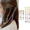 2Pcs/Set Vintage Ethnic Style Spiral Dreadlock Hair Clip Pendant Hair Loop  Women Dreadlock Styling