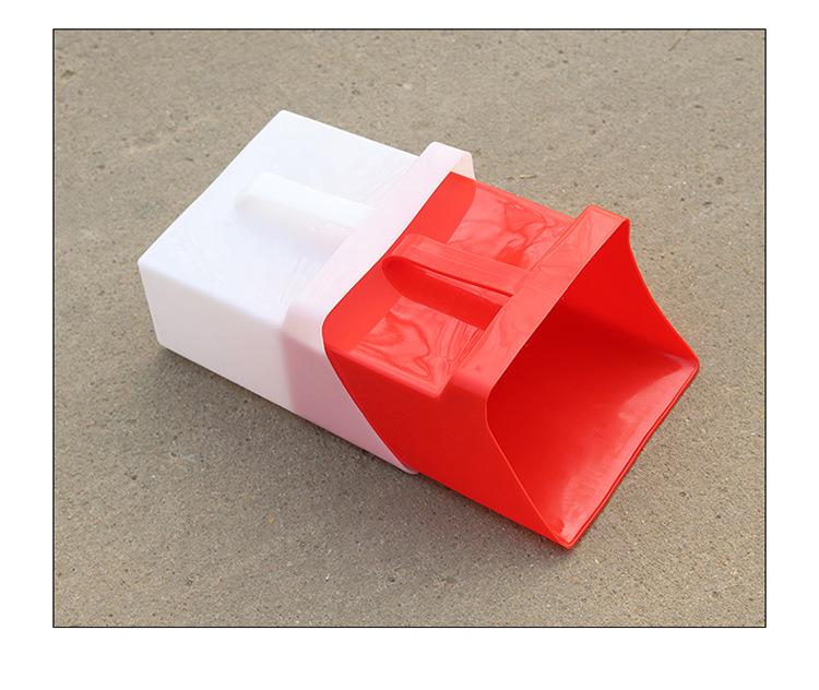 Multi-Purpose Plastic Handheld Dustpan, Scraper, Winnowing Basket, and Shovel with Handle