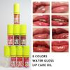 Watery Jelly Lip Ulei Lip Plumping Liquid Moisturizing Primer Balsam de buze anti-crăpare Luciu de buze transparent