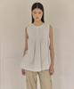 Auro Pintuck Apron Blouse [ Gray ]