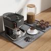 Kitchen Supplies 2 In 1 Coffee Machine Mat Waterproof Insulated Drain Pad Non-slip Detachable Coffee Bar Mat Table
