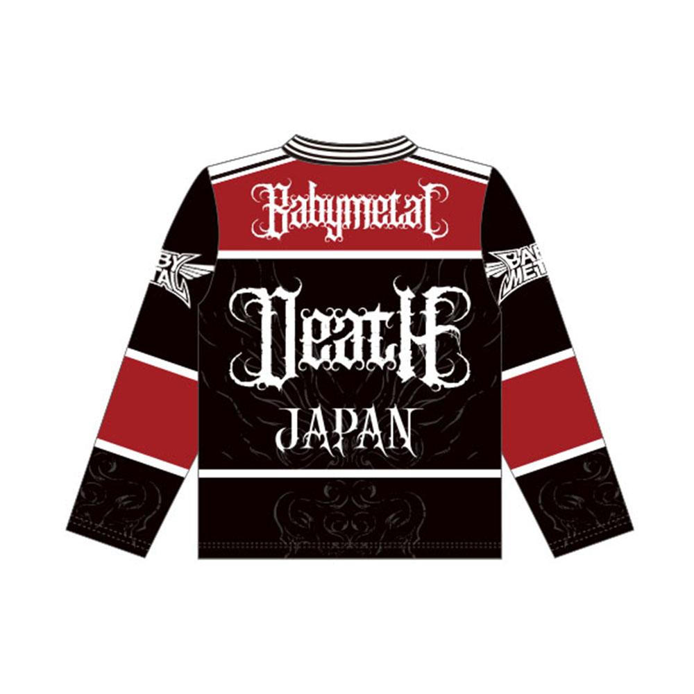 Maillots de Hockey Babymetal Unisexe Manches Longues Mode Streetwear Impression Motif Gothique Col en V Chemise de Sport Hommes Femmes Hauts Hip-Hop