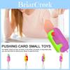 Fun Carrot Mini Knife Fidget Toys Keychain Pendant Rubber Decompression Gifts