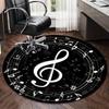 S Music Hit Cd Round Rug Nonslip Area Rug Office Chair Mat Carpet For Living Room Bedroom Home Decor