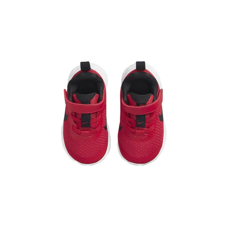 Nike Revolution 6 TD University Red Baby Sneakers Black DD1094-607