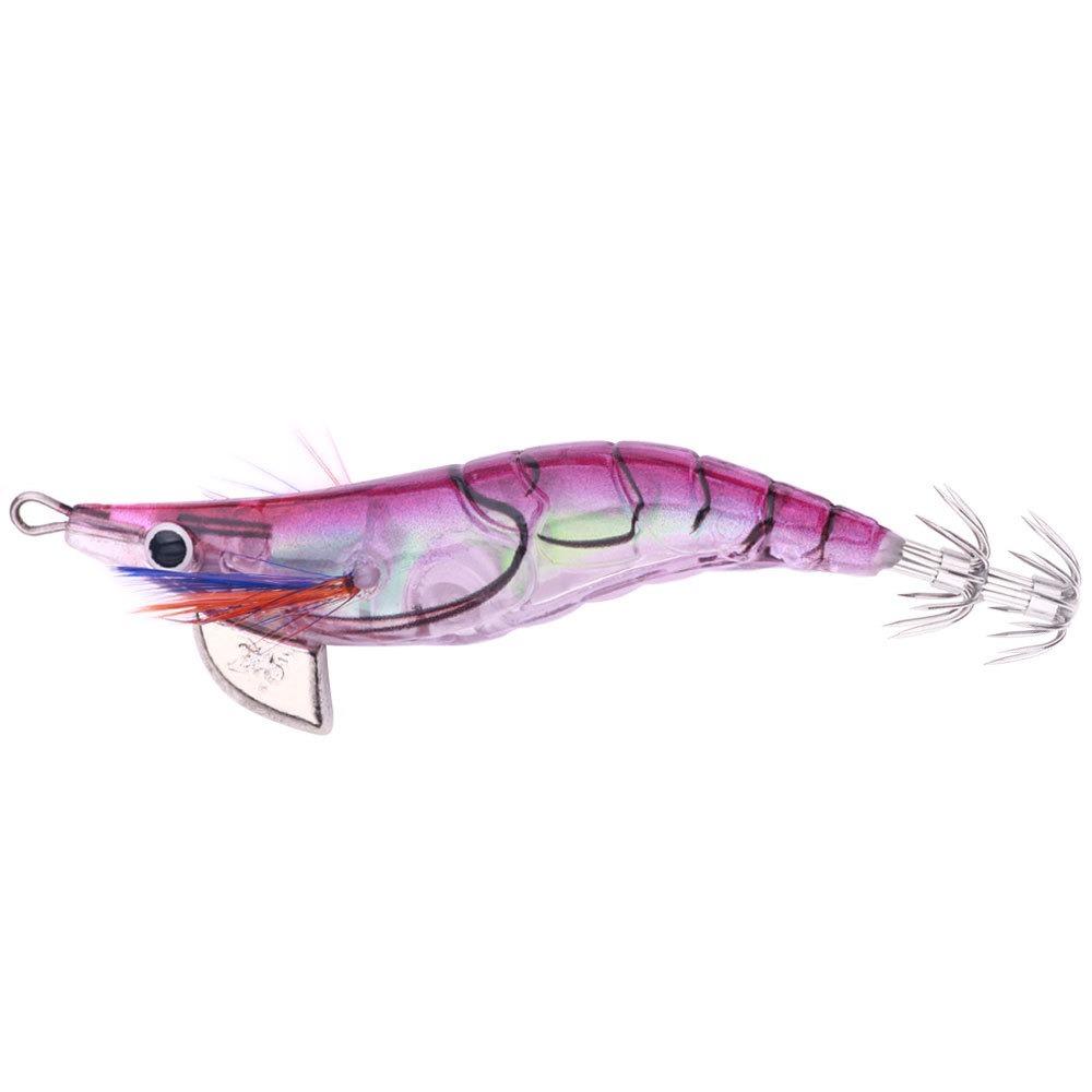 Noctilucent Artificial Squid Hook Jigs 10cm 12g Spinnerbait Sea Fishing