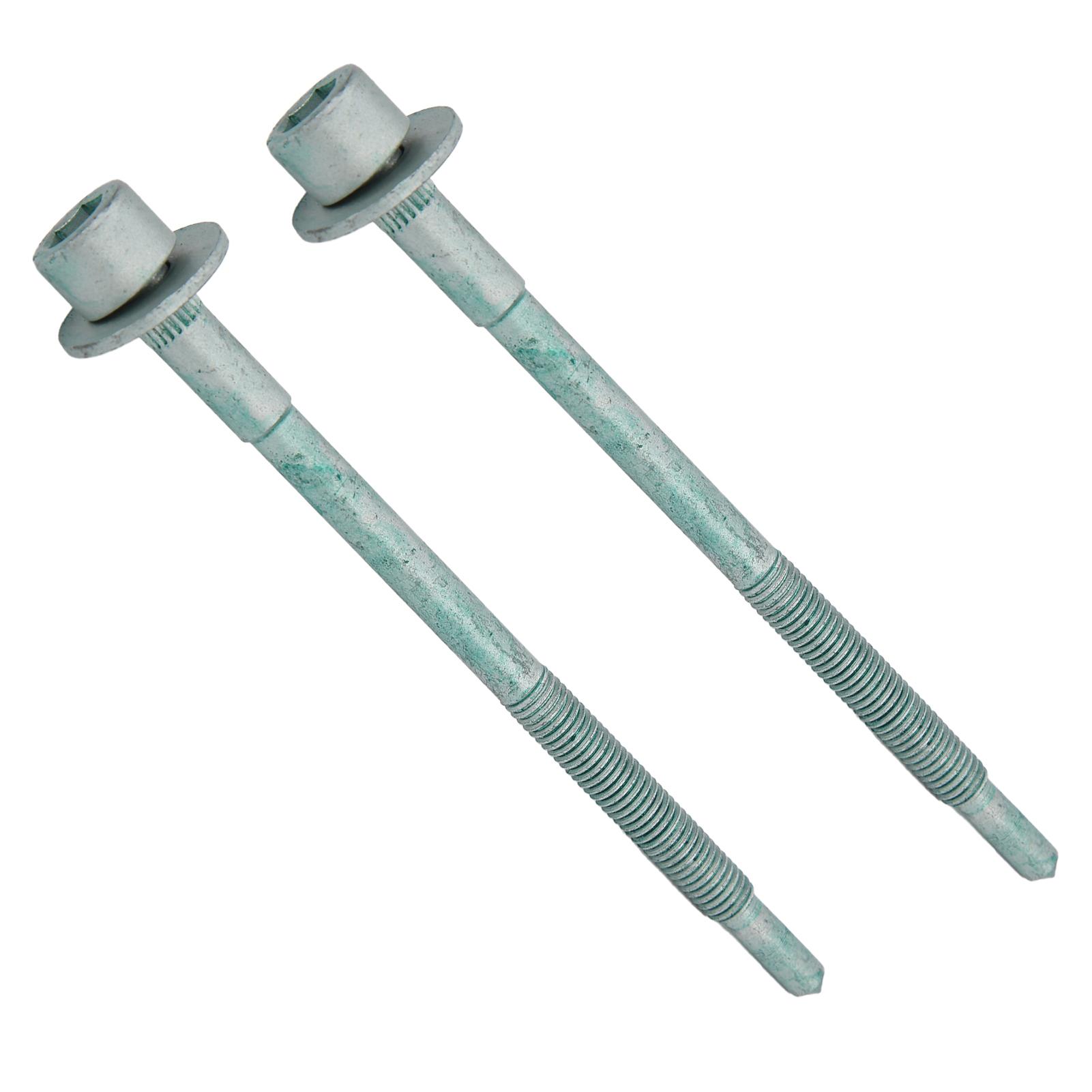 

2Pcs Car Front Bumper Fixing Screw Durable Bolt Fit for A6 C5 M8 Thread