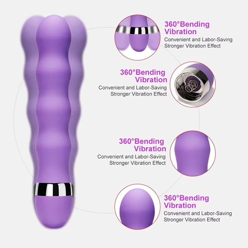 Multi-Speed G Spot Vagina Vibrator Clitoris Butt Plug Anal Stimulation Massager Erotic Goods Products Sex Toys For Woman Men
