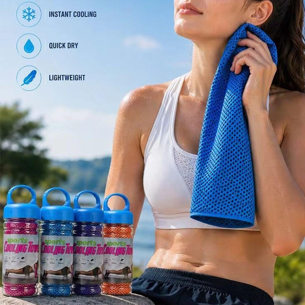 Breathable Ice Wipes Ultra Soft Microfiber Towels Portable Bath Beach Towel Summer