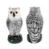 Cross-Border Owl: Outdoor Bird-Scaring, Rodent-Repelling Resin Ornament with Head Movement
