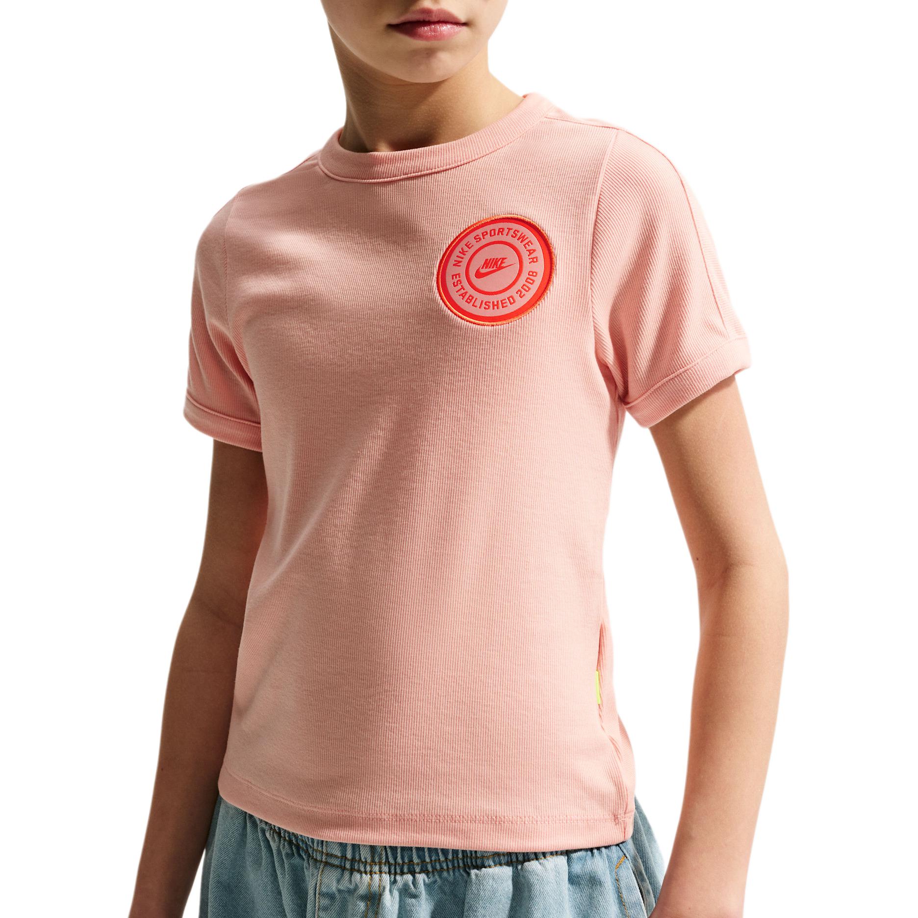 

Nike Comfortable Soft Sports Short Sleeve T-Shirt Kids tops IF2757-800 XL