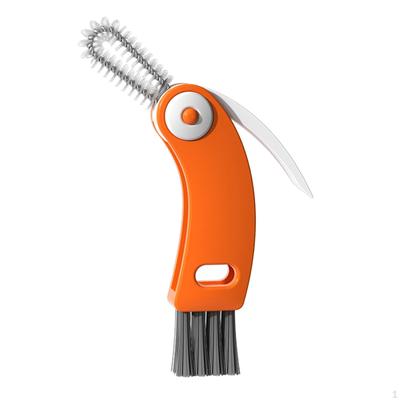 Bottle Brush Cleaner 3 In 1 Lid Cleaning Portable Home Reusable Crevice for Gaps