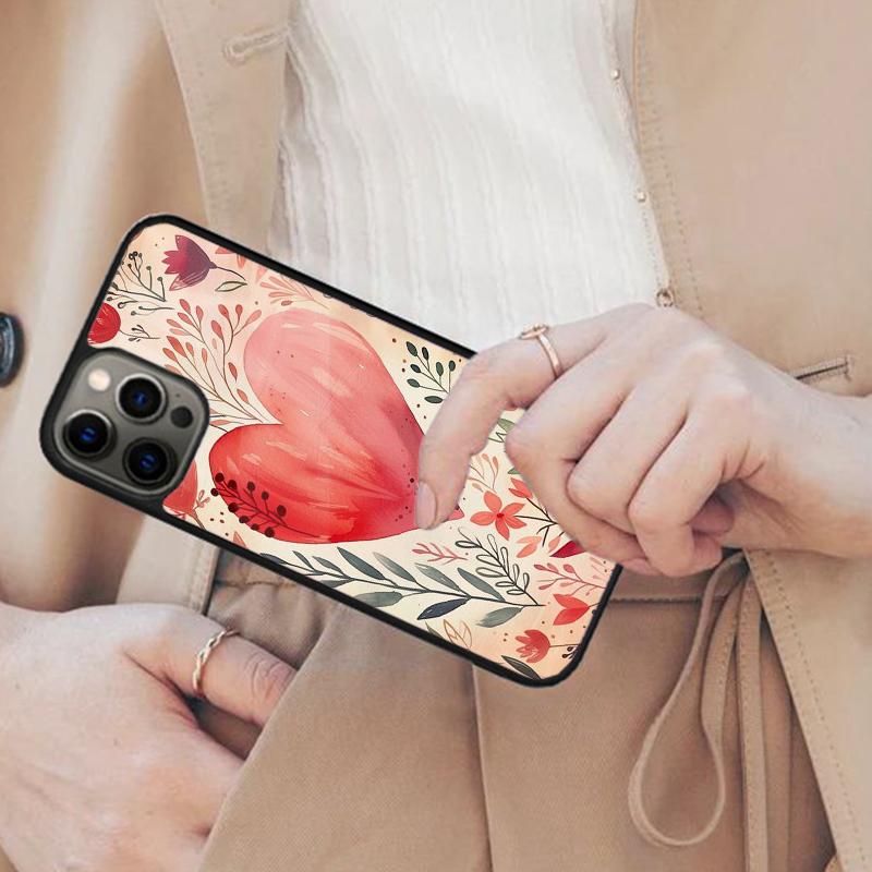 Cute Heart Magnetic Phone Case For APPLE iPhone 17 Air 16 14 13 12 Pro Max 15 Plus Wireless Charge With MagSafe Cover