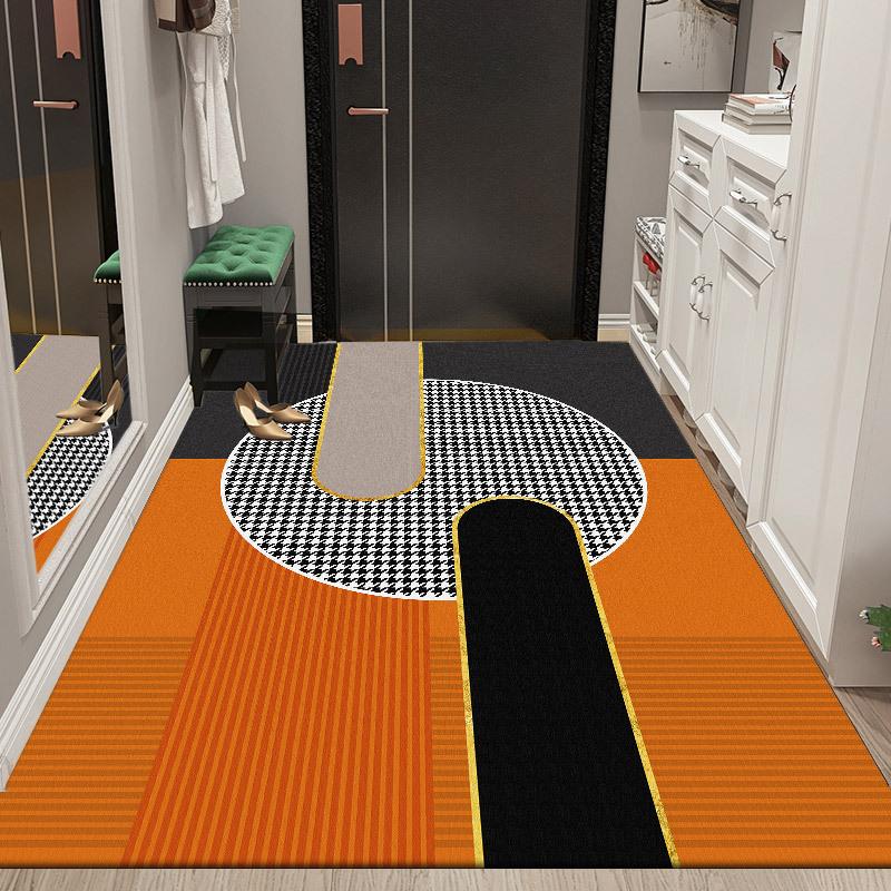 Wycieraczka wejściowa Dywan odporny na brud Sypialnia Łatwy w utrzymaniu Salon Prosta wycieraczka podłogowa