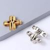 Oncealed Worktop For Cabinet Cupboard Wooden Box Hardware Hardware Tool Door Hinge Cross Hinge