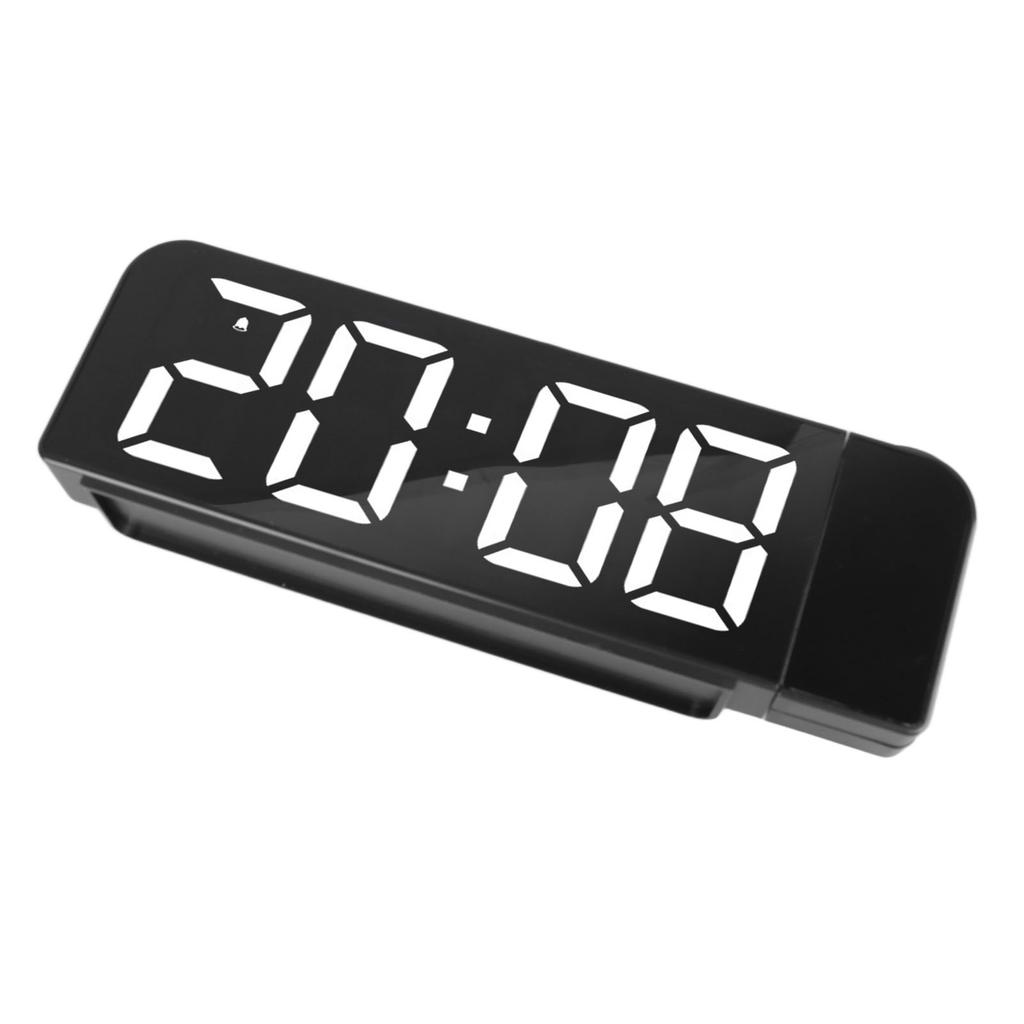 Projection Alarm Clock Big Font Timer Temperature Easy Operation Minimalist Time Date LED Projection Clock