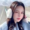 Winter Fleece Ear Warmers Foldable Earmuffs for Women Outdoor Skiing Running Cycling