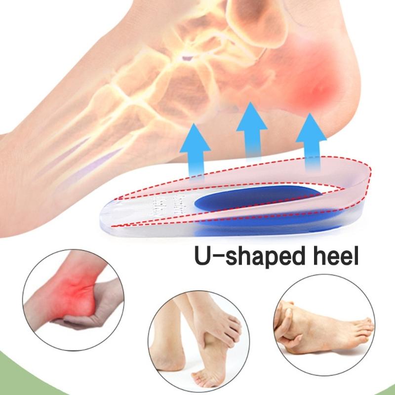 Gel Heel Cushions for Heel Pains Relief, Heel Cushions Inserts Gel Heel Cup Heel Support Pads Heel Inserts for Women Man