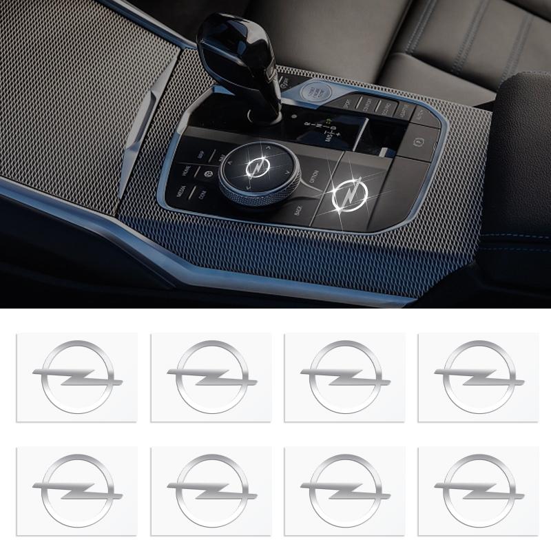 CJH1 2/5/10pcs Car Logo 3D Metal Stickers Decorative Accessories For Opel Opc Astra K Vivaro Corsa Zafira Insignia Mokka Car Styling