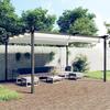 VidaXL Garden Gazebo with Retractable Roof Terrace Belvedere Patio Pavilion Reception Tent Marquee 318537