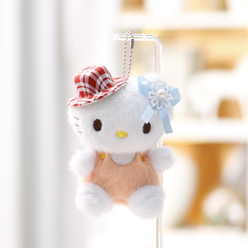 Hello Kitty Plush Toy Cartoon Stuffed Animal For Girls Bag Pendant Decor