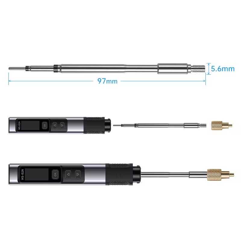 FNIRSI HS02 3D Printing Soldering Iron Nut Press Kit