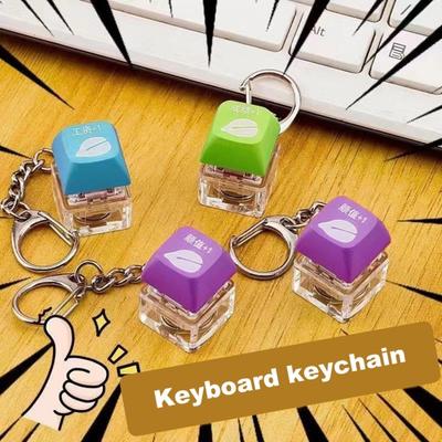 Fidget Toys Toetsenbord Volwassen Kinderen Sleutelhanger Stress Relief Speelgoed Oefening Pols Stress Relief Sleutelhanger Fidget Toy Decompressie Speelgoed Sleutelhanger