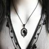 Pendant Gothic Black Cat Set, Necklace