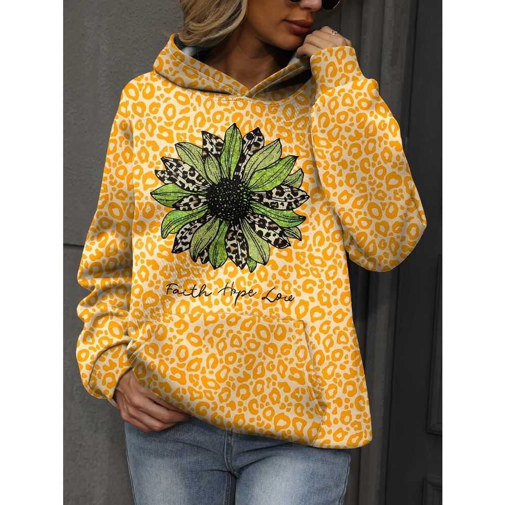 

Fashion Autumn Leopard Flower 3D Print Hoodies Men Women Casual Sweatshirts Oversized Hoodie Pullovers Tracksuit Clothing XL