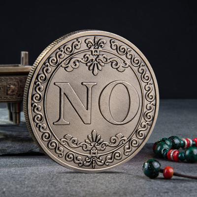 Retro EVET Mektup HAYIR Para Kabartma Hatıra Yapımı Karar Sanatları Koleksiyonu