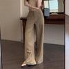 Women's High Waist Wide Leg Drape Suit Pants - 2026 Spring/Autumn Old Money Style