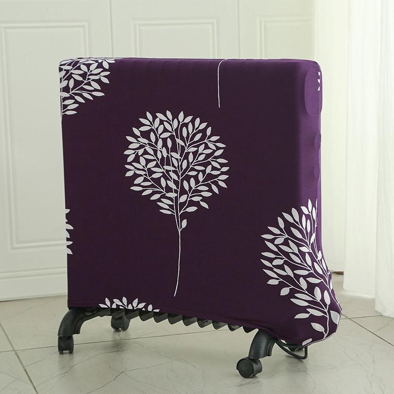 New Portable Heater Radiator Dust Cover Thickened Flower Print Elastic Household Oil Tin Radiator Protective Storage Dust Covers