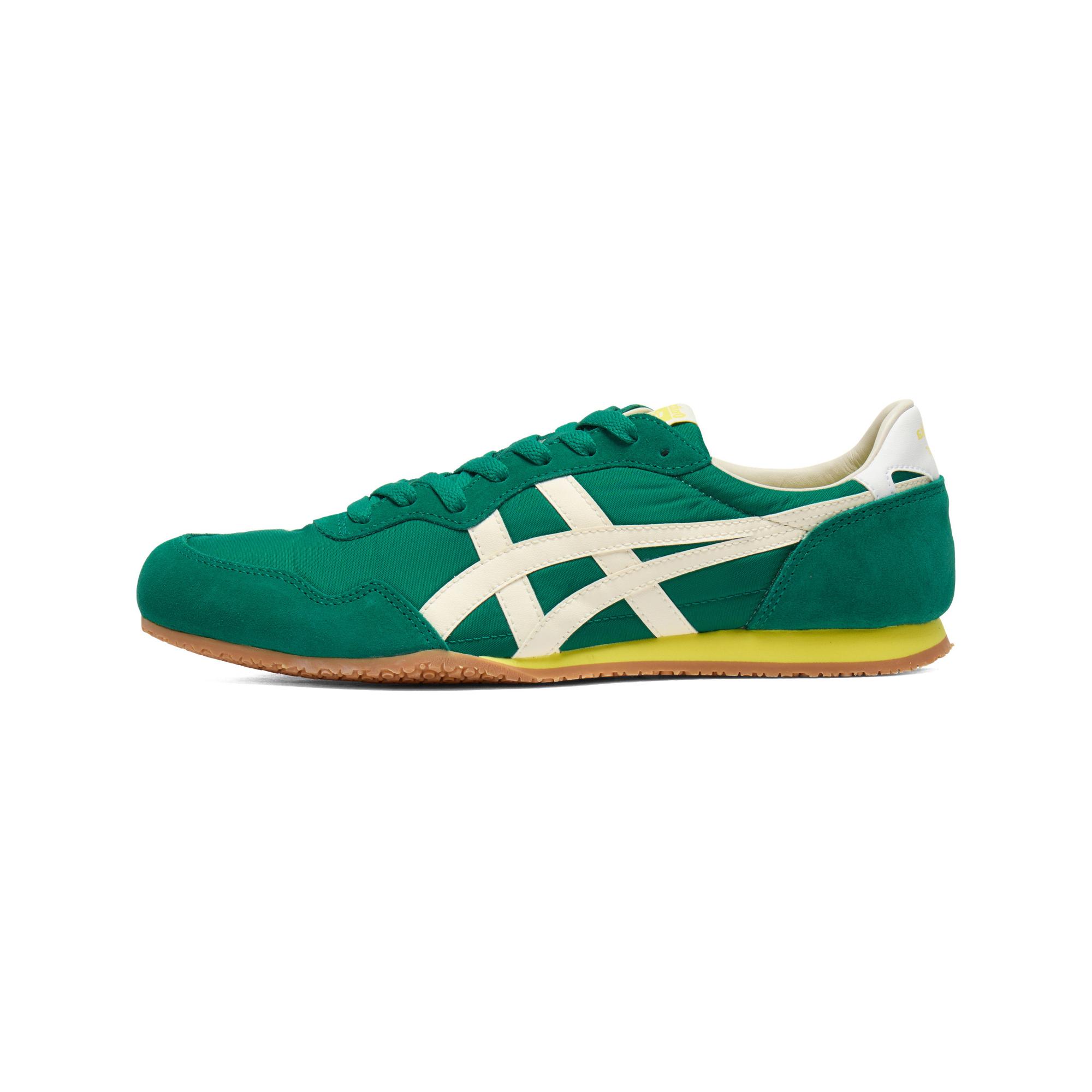 Onitsuka Tiger Serrano Retro Vielseitige Lifestyle Freizeitschuhe Unisex Sneaker Grün 1183B400-307 39.5