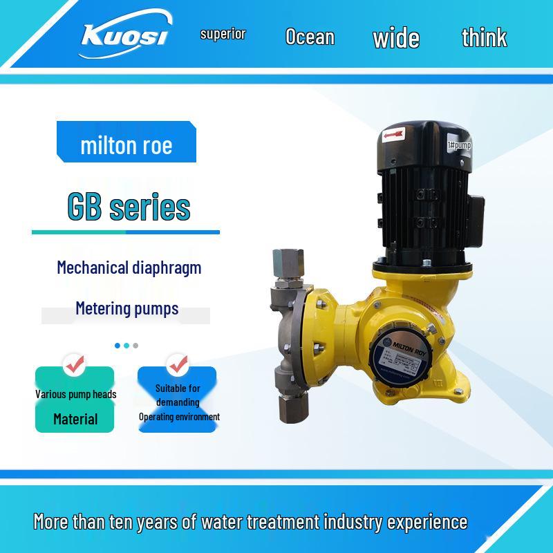 LMI Milton Roy GBGB1800 High Flow Mechanical Diaphragm Pump with PVC Head