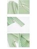 2024 Women's V-Neck Slimming Knit Cardigan: Spring/Summer Short Style for Skirts