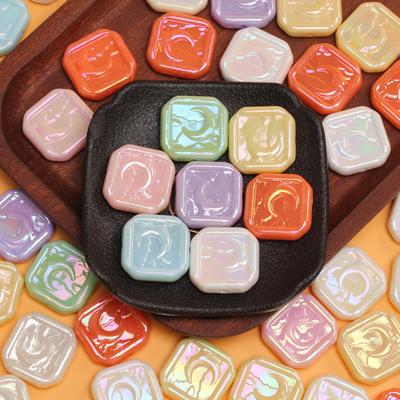 7Pcs 23*22.5mm Fashion Acrylic Cloud Moon Beads DIY Hair Accessories Handmade Material Jewelry Making