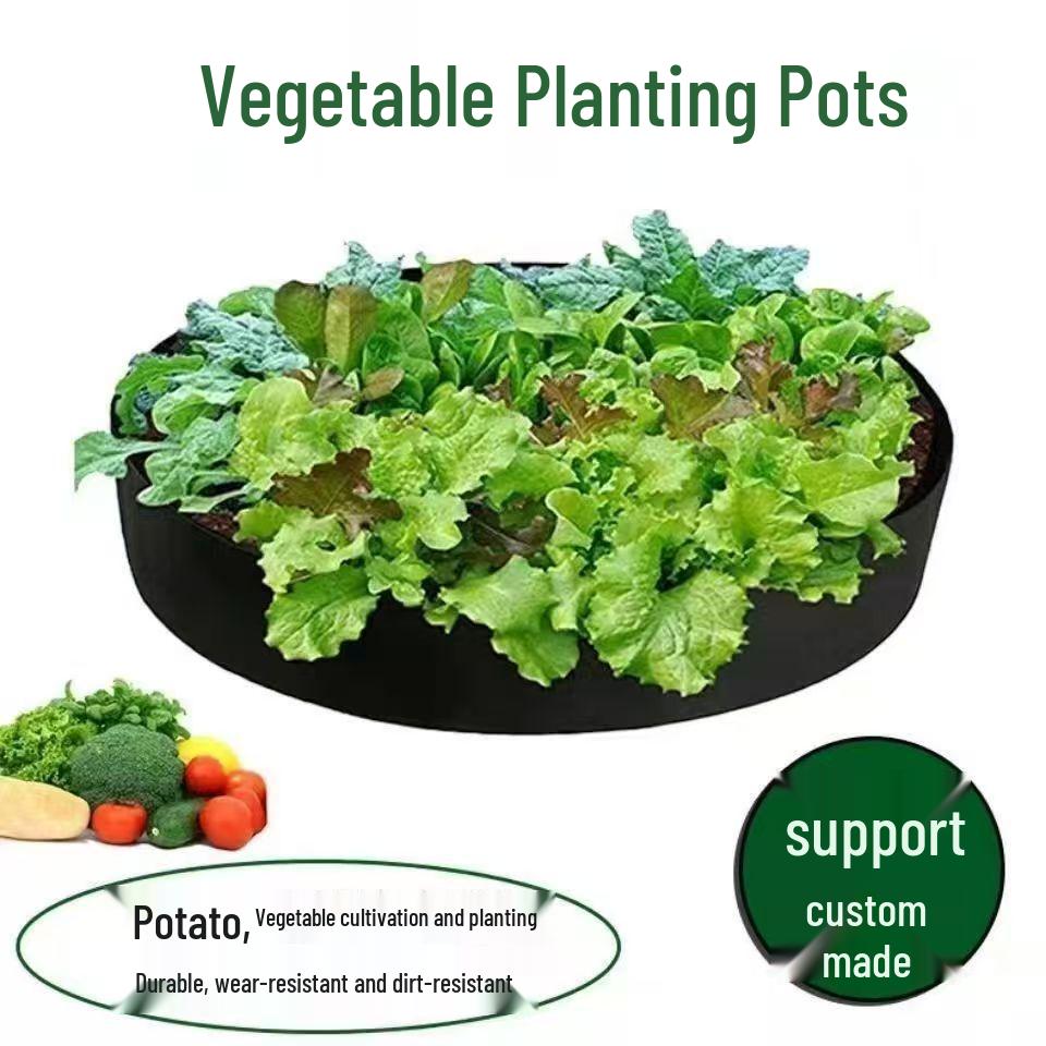 Bolsa de Fieltro Transpirable No Tejido para Plantar Plántulas y Flores