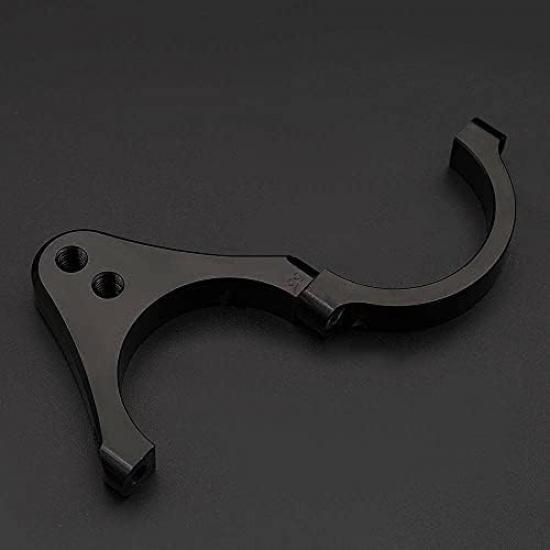 55mm CNC Aluminum Motorcycle Fork Tube Brackets Steering Damper Frame Mounting Clamp Foot Fixer Hardware Parts Stabilizer Universal