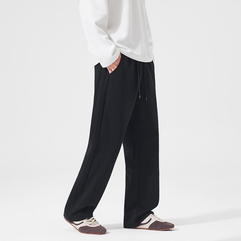 American trendy brand heavy sweatpants men's autumn and winter new men's loose straight casual pants wholesale