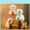Teddy Dog Plush Toy Keychain With Pp Cotton Filling For Children And Gifting