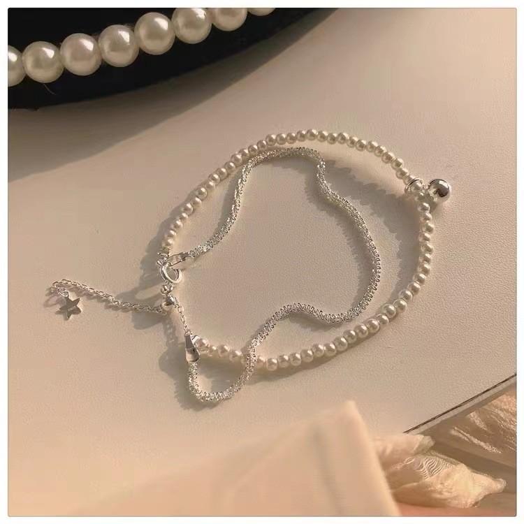 Stylish Doublelayered Pearl Bracelet For Women Fashionable Jewelry Highend