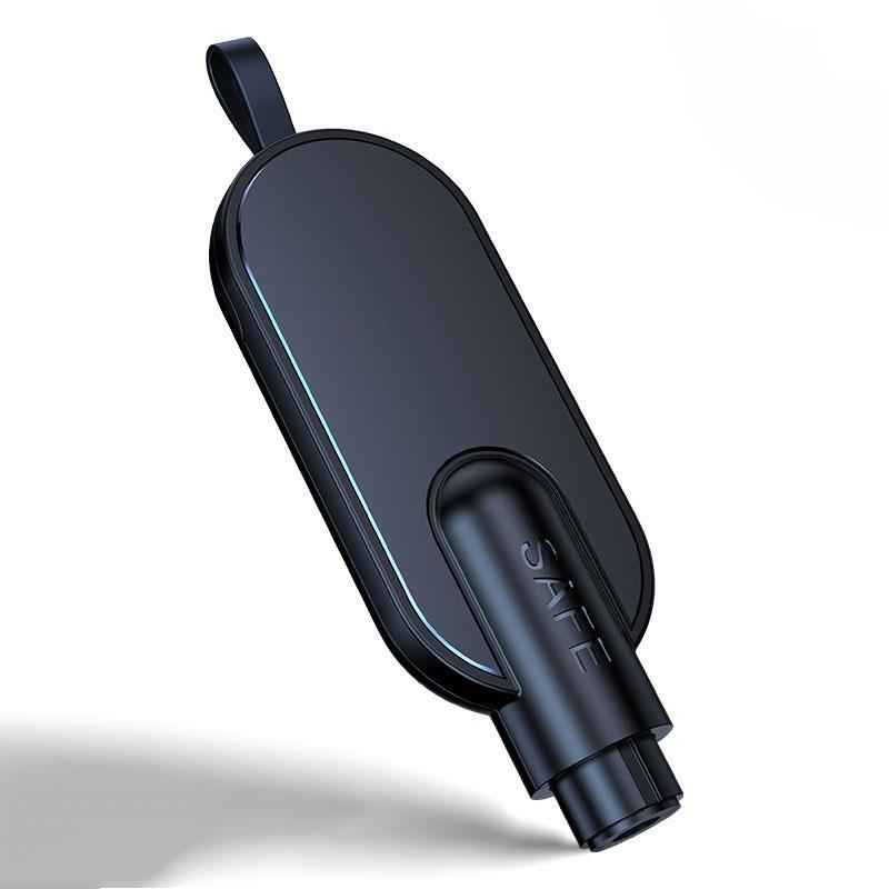 Auto Scheibenbrecher und Gurtschneider, 2-in-1 Auto Sicherheitshammer, Multifunktionaler Auto Glasbrecher, Tragbares Auto Notfallrettungswerkzeug