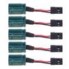 5pcs RC Drone Voltage Protector 3300uF 16V Large Capacitor Receiver Voltage Protector with Plug for FUTABA