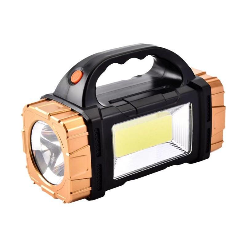 Rechargeable Solar Flashlight: Super Bright, Long Battery Life, Multi-Function Searchlight for Outdoor Emergency Use