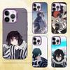 Creative D-Demon Anime Obanai Iguro Case for iPhone 11,12,13,14,15,16,17 Pro Max XS X XR Mini SE 8,7 Air Plus Cover