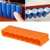 2PCS Industrial Plastic Adjustable 18650 Battery Pack Spot Welding Fixing Clamp (8Section)