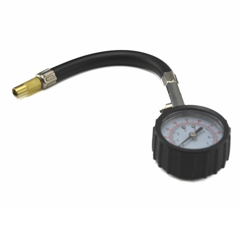 Universal Auto Car Air Tire Pressure Inflator Gauge Car Truck Motorcycle  Flexible Hose Pressure Gauge Dial Meter Vehicle Tester