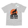 One Man Wolf Pack Inspired by Alan Hangover Printed T-Shirt